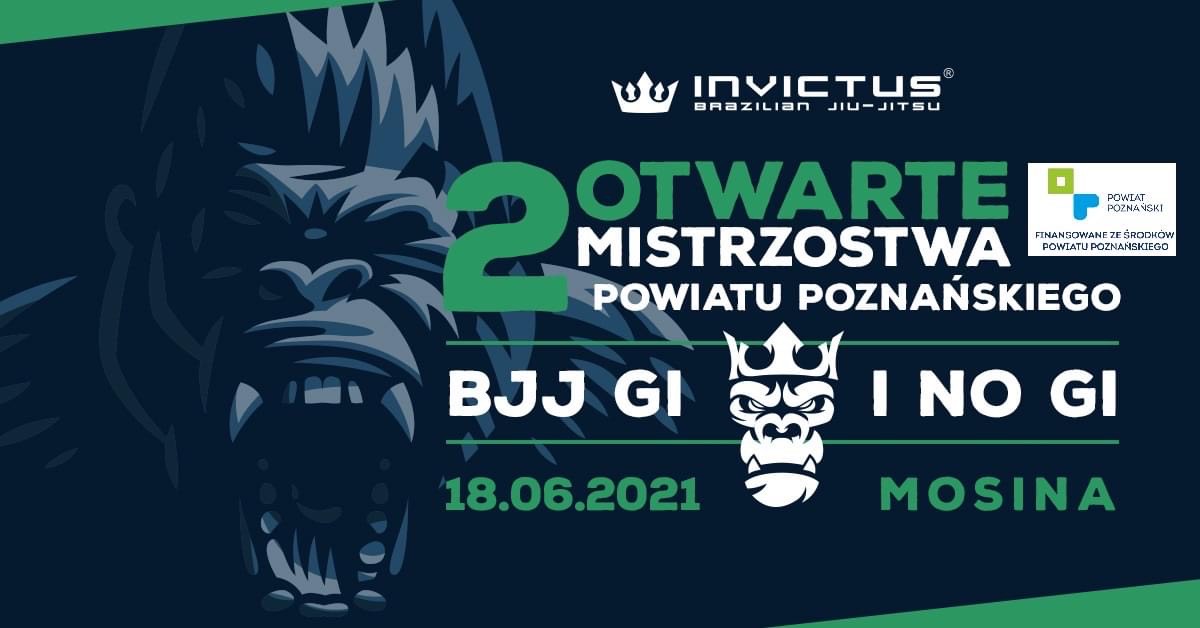 2 Otwarte Mistrzostwa Powiatu Poznańskiego BJJ GI i NO GI odbędzie się 18 czerwca