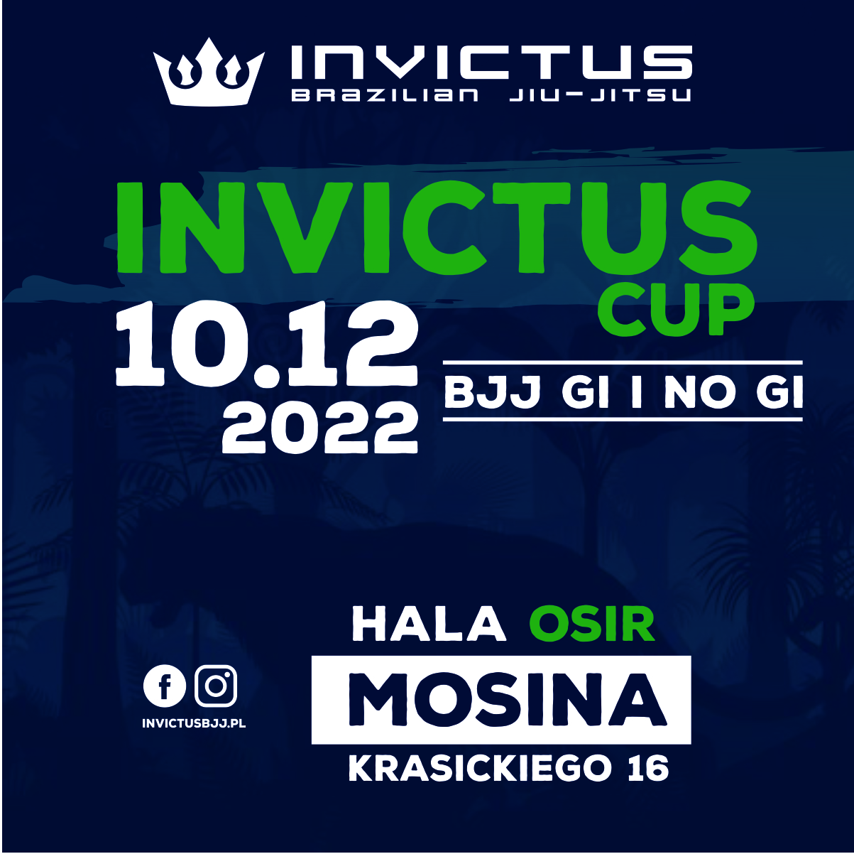 INVICTUS CUP Otwarte Mistrzostwa MOSINY w BJJ Gi i NOGI