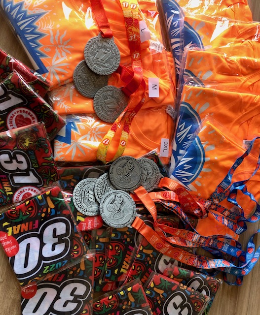 koszulki, buffy oraz medale z biegu policz się z cukrzycą