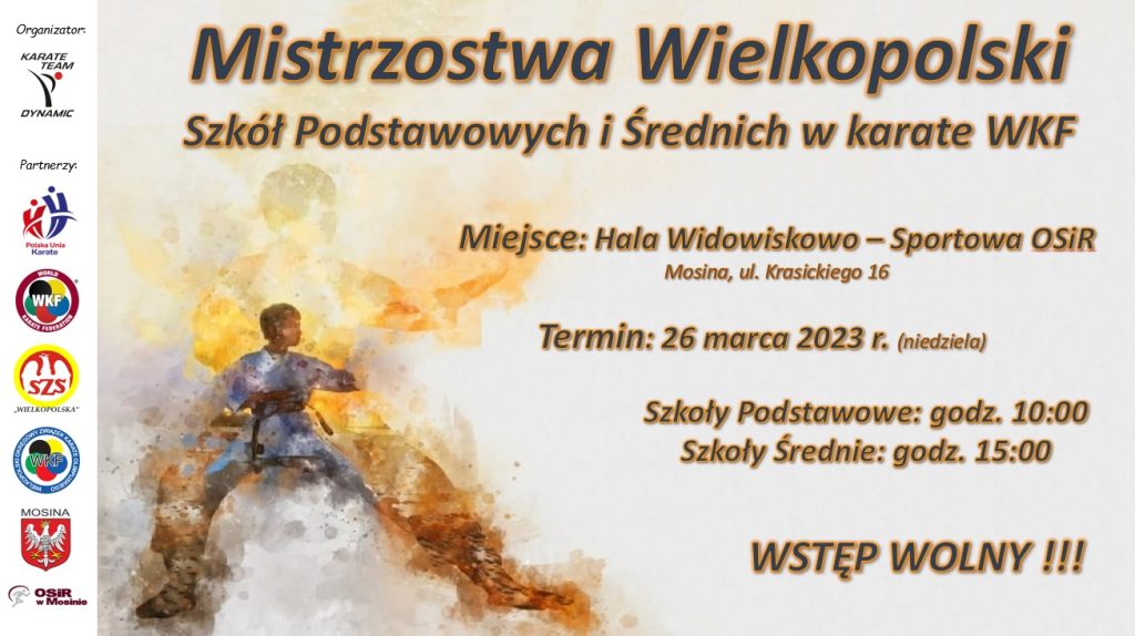 Mistrzostwa Wielkopolski Szkół Podstawowych i Średnich w karate WKF