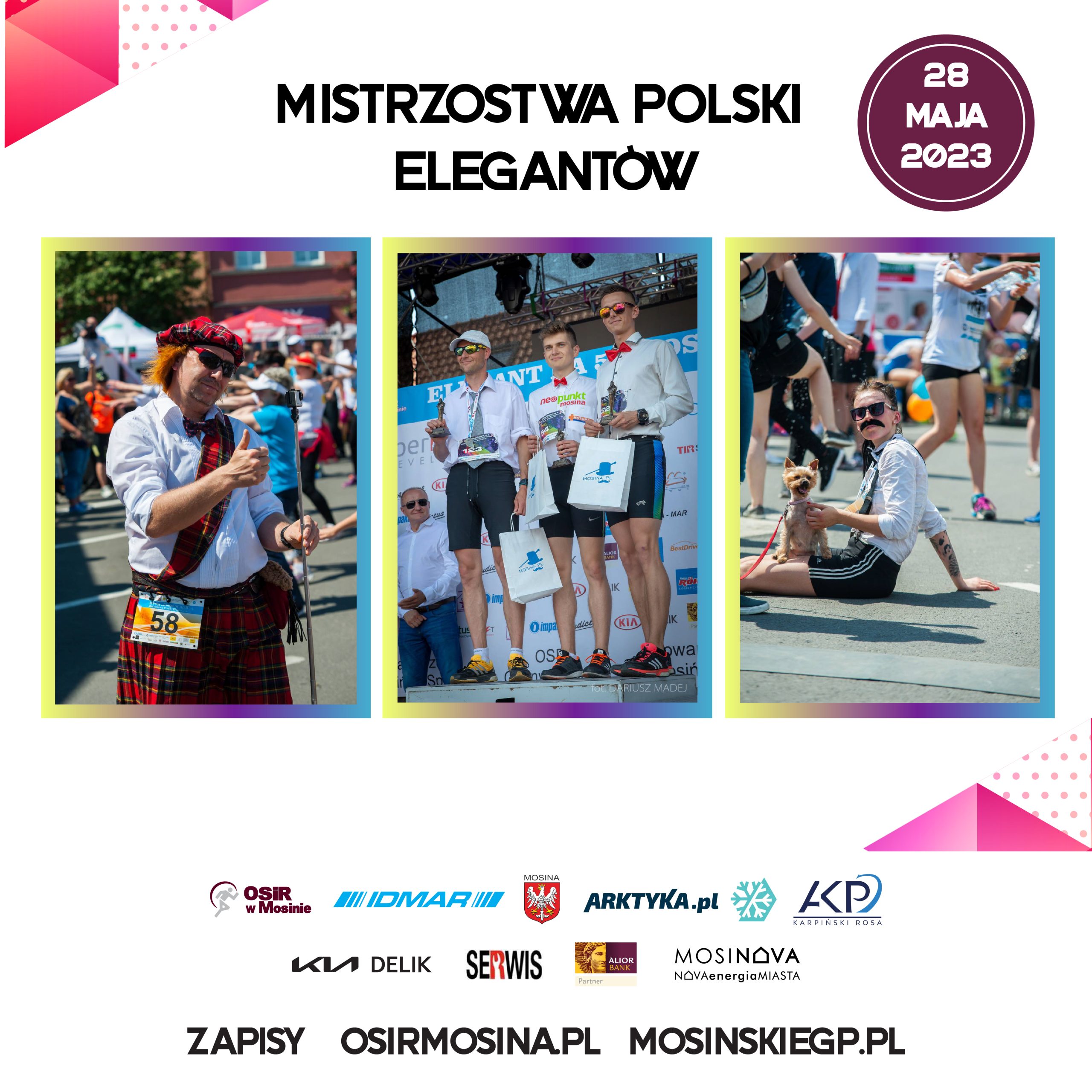 mistrzostwa polski elegantów odbywających się w ramach biegu elegant na 5